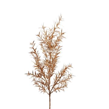 Ramo decorativo Asparagus sprengeri DENDER, dorato, 75 cm