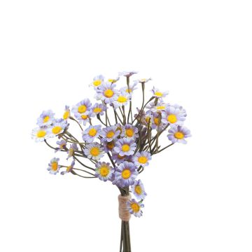 Bouquet di fiori artificiali crisantemi piccoli WEMKE, lilla chiaro-blu, 35 cm, Ø 13 cm