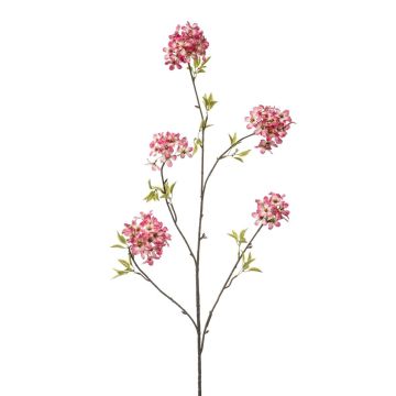 Ramo artificiale ciliegio ornamentale SLIRKO con fiori, rosa scuro, 115 cm