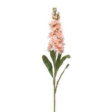 Fiore artificiale Levkoje DIHALLA, color pesca, 80 cm