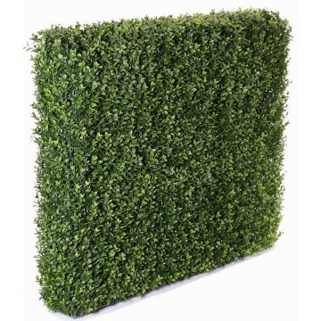 Siepe bosso finto TOM, struttura metallo, uv resistente, 100x18x80cm