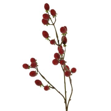 Ramo decorativo di more URUMA con frutti, rosso, 90 cm