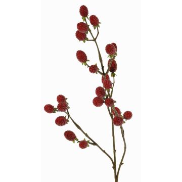 Ramo decorativo di more URUMA con frutti, rosso, 90cm