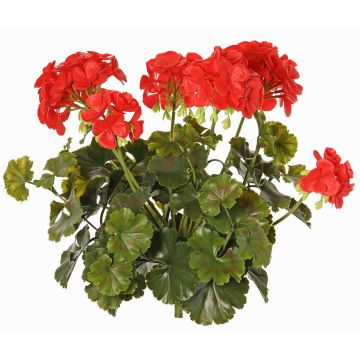 Geranio artificiale MALINA su bastoncino, crossdoor, rosso, 40cm Geranio artificiale MALINA su bastoncino, crossdoor, rosso, 40cm