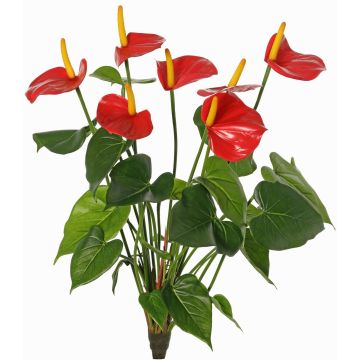 Anthurium artificiale NAKITA su bastoncino, rosso, 50cm Anthurium artificiale NAKITA su bastoncino, rosso, 50cm