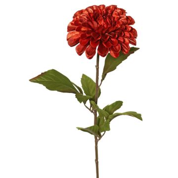 Dalia in velluto TINFAS, arancione scuro, 60 cm, Ø 13 cm Dalia in velluto TINFAS, arancione scuro, 60 cm, Ø 13 cm