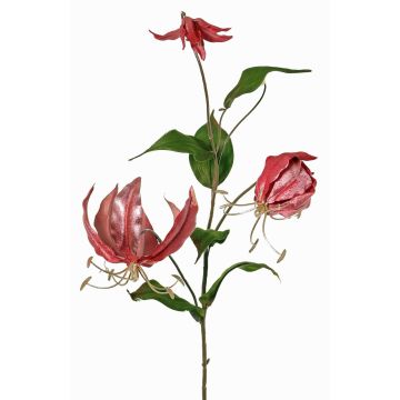 Ramo di gloriosa in velluto DINFAS, malva-oro, 80cm Ramo di gloriosa in velluto DINFAS, malva-oro, 80cm
