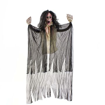 Decorazione di Halloween fantasma / figura fantasma SKYLER con funzione di movimento e suono, LED, 95cm Decorazione di Halloween fantasma / figura fantasma SKYLER con funzione di movimento e suono, LED, 95cm