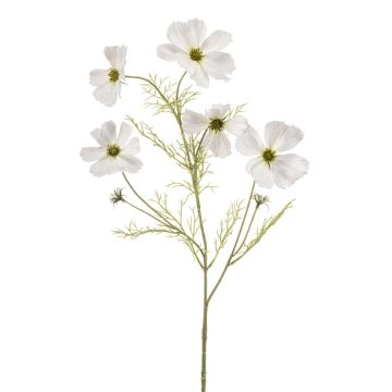 Cestino decorativo artificiale BELIAH, bianco, 75 cm