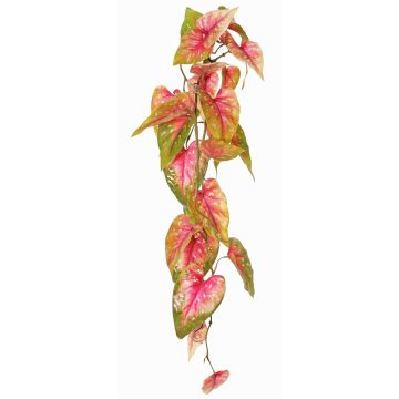 Anthurium artificiale MANFYR, bastoncino, pendente, rosa-verde, 90cm Anthurium artificiale MANFYR, bastoncino, pendente, rosa-verde, 90cm