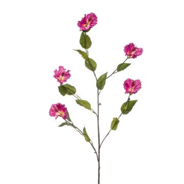 Ramo decorativo ibisco KILFON con fiori, viola, 115 cm