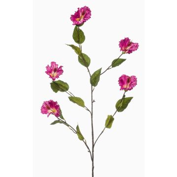 Ramo decorativo ibisco KILFON con fiori, viola, 115 cm
