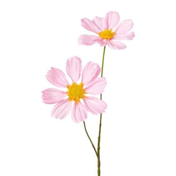 Ramo decorativo margherita BOLHIN, rosa metallizzato, 55 cm