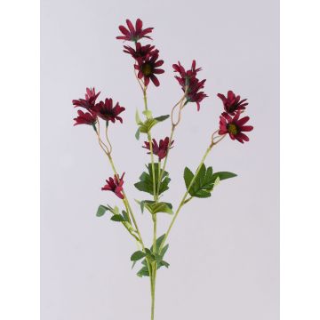 Margherita artificiale FENAS, rosso scuro, 65cm, Ø4-5cm