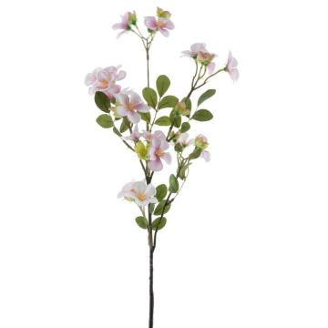 Fiore tessile impatiens WENIA, rosa-bianco, 70 cm