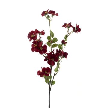 Fiore tessile Impatiens WENIA, rosso scuro, 70 cm