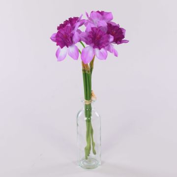 Mazzo di narcisi artificiali LELA, rosa-rosa, 35 cm, Ø 20 cm
