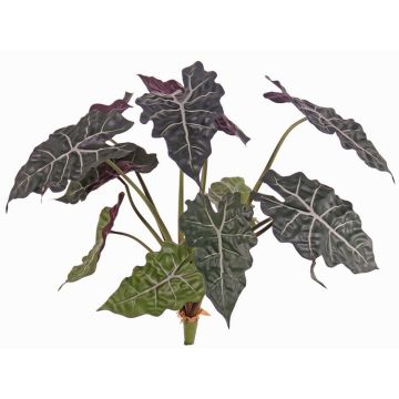 Alocasia Sanderiana artificiale AINARA, verde-bianco, 60cm Alocasia Sanderiana artificiale AINARA, verde-bianco, 60cm