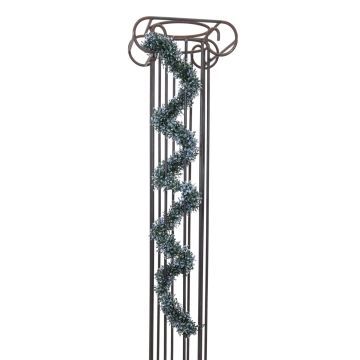 Ghirlanda di bosso artificiale FRITZ, blu-verde, 180cm