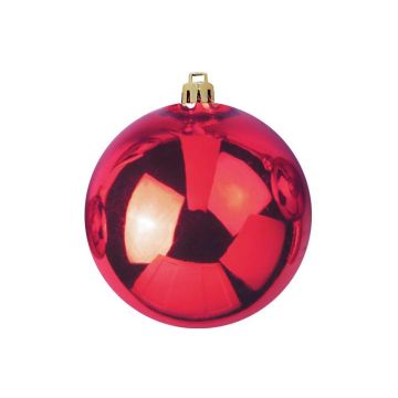 Pallina per l'albero di Natale TEODORA, rosso brillante, Ø30cm