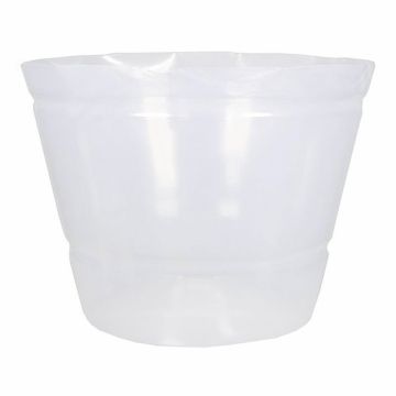 Contenitore KIPA per cesti portavasi, plastica, impermeabile, trasparente, 30 cm, Ø 40 cm