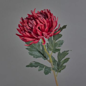 Crisantemo artificiale LINGYUN, rosso, 65 cm