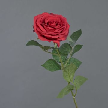 Rosa artificiale KAILIN, rossa, 65 cm