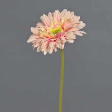 Gerbera artificiale QIUDONG, rosa-pesca, 50 cm