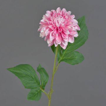 Dahlia artificiale WANRU, rosa-fucsia, 50 cm
