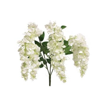 Ramo decorativo di wisteria JIALAN, crema, 75 cm