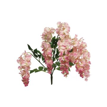 Ramo decorativo di wisteria JIALAN, rosa, 75 cm