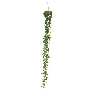 Senecio artificiale pensile FENGXI su stelo, verde, 60 cm