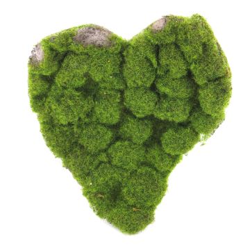 Cuore di muschio decorativo YUEYA, verde, 30x25cm Cuore di muschio decorativo YUEYA, verde, 30x25cm