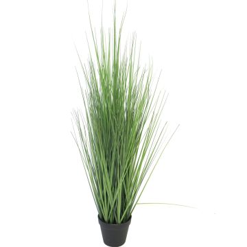 Erba finta di panicum virgatum LIFANG in vaso decorativo, verde, 85cm