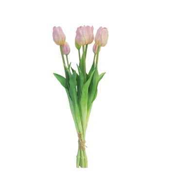 Bouquet di tulipani artificiali LONA, rosa, 45 cm, Ø15 cm