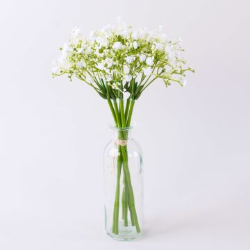 Mazzo artificiale di velo di sposa CECILIA, bianco, 30cm, Ø17cm