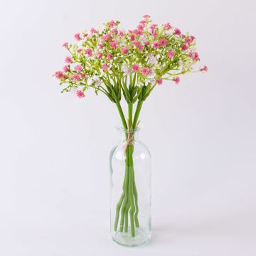 Mazzo artificiale di velo di sposa CECILIA, rosa, 30cm, Ø17cm