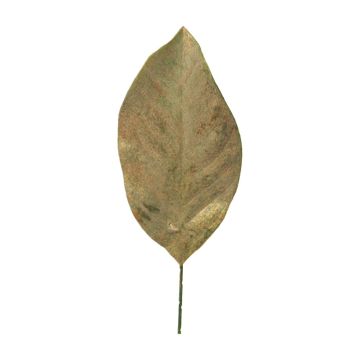 Foglia di magnolia artificiale SHIJUN, 12 pezzi, oro, 30 cm Foglia di magnolia artificiale SHIJUN, 12 pezzi, oro, 30 cm