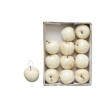 Mele artificiali RUOMAN, 12 pezzi, bianco, Ø6,5 cm