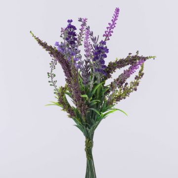 Mazzo di lavanda finta KIRSA, viola, 30cm