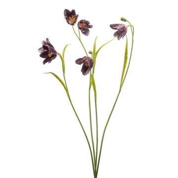 Ramo artificiale di scachboard flower PITARA, viola scuro-rosa, 50 cm