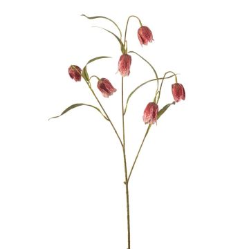 Fiore in tessuto a forma di scacchiera TIMANO, rosso-rosa, 60cm Fiore in tessuto a forma di scacchiera TIMANO, rosso-rosa, 60cm