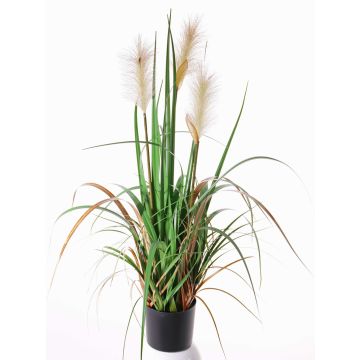 Cannuccia di palude finta EYOTA pannocchie, verde-marrone, 80cm Cannuccia di palude finta EYOTA pannocchie, verde-marrone, 80cm