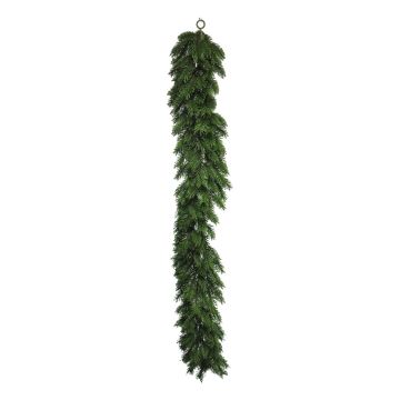 Lussureggiante Ghirlanda decorativa in abete FEILAN, verde, 110 cm