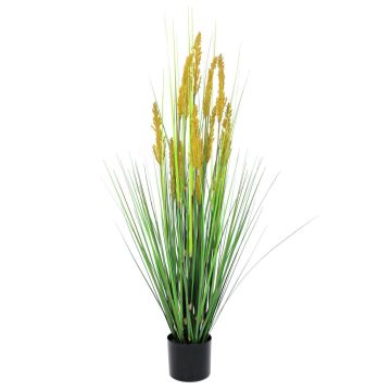 Stipa di plastica CILVIA con spighe, verde, 120cm