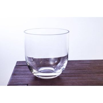 Vaso trasparente EMMA in vetro, 19 cm, Ø 19 cm