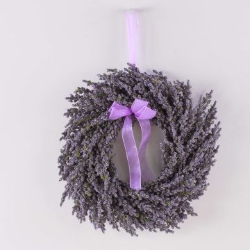 Corona di lavanda tessile YLVIE, viola, Ø25cm