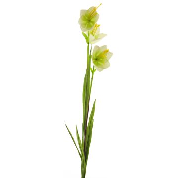 Campanula artificiale WENXIN, verde crema, 80 cm
