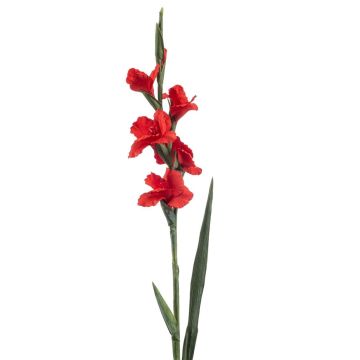 Fiore artificiale Gladiolo ANUVA, rosso, 90 cm