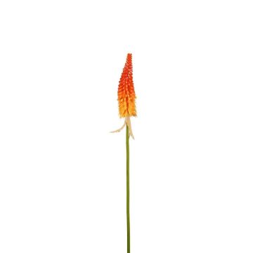 Fiore decorativo giglio di fuoco MAVORA, rosso-arancione, 80 cm